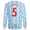 Officiële Voetbalshirt Manchester United Harry Maguire 5 Uit 2021-22 Lange Mouw - Heren